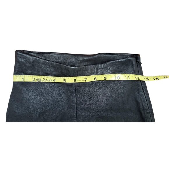 Maison Martin Margiela x H&M BLACK LEATHER LEGGINGS PANTS Size XS - Picture 15 of 16
